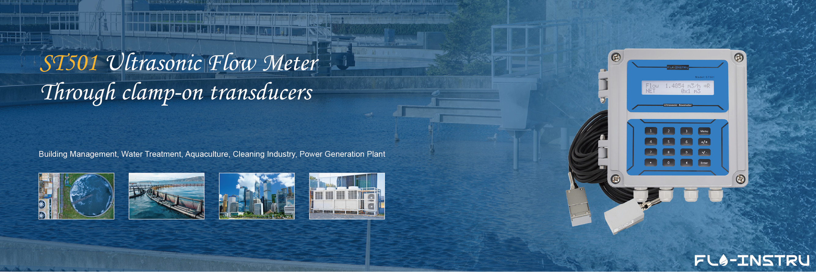 Calidad Abrazadera-en flujómetro ultrasónico Fábrica