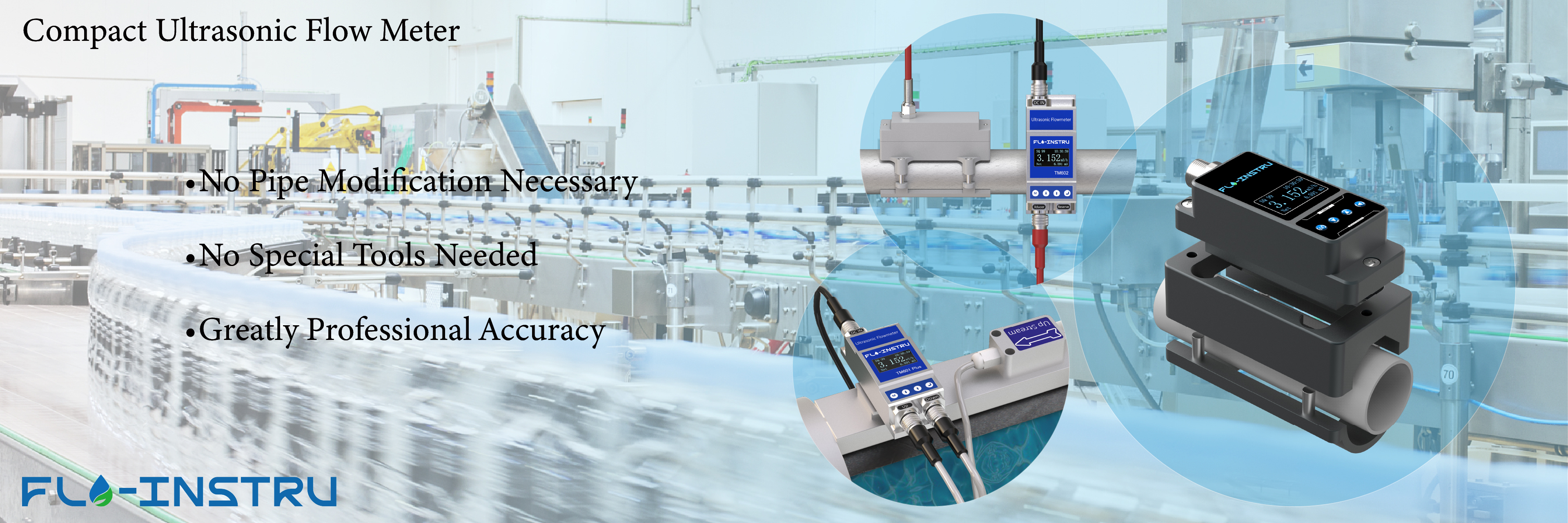Calidad Abrazadera-en flujómetro ultrasónico Fábrica