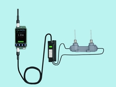 TM605P Medidor de flujo ultrasónico para tubos pequeños